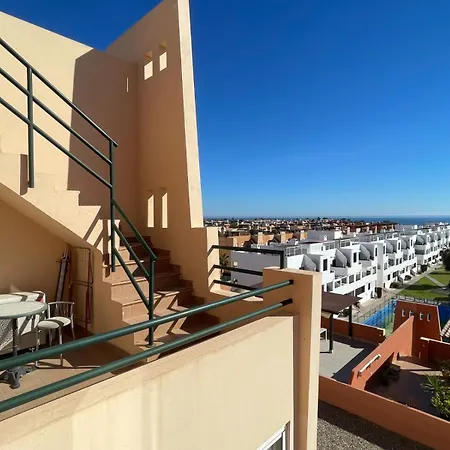 Appartamento Atico Con Vistas Al Mar Y Piscina Privada Vera Esterno foto