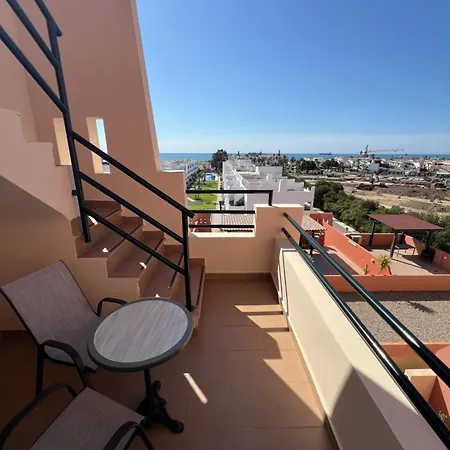 Appartamento Atico Con Vistas Al Mar Y Piscina Privada Vera Esterno foto